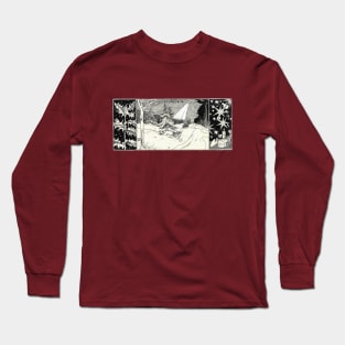 Star shining on the snow Long Sleeve T-Shirt